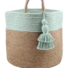 maxibazar Maori Sac Deco Aqua D.30X30Cm- Paniers Et Cagettes