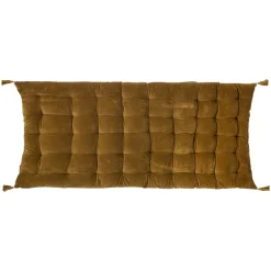 maxibazar Matelas Sol Velours Night Moutarde 60X120Cm- Textile Deco