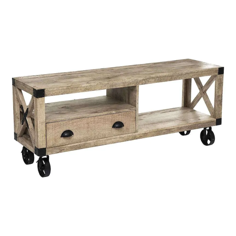 Atmosphera Meubles Tv>Meuble Tv 1 Tiroir Silas