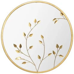 Atmosphera Miroir Metal Feuille D.58Cm- Decoration Murale