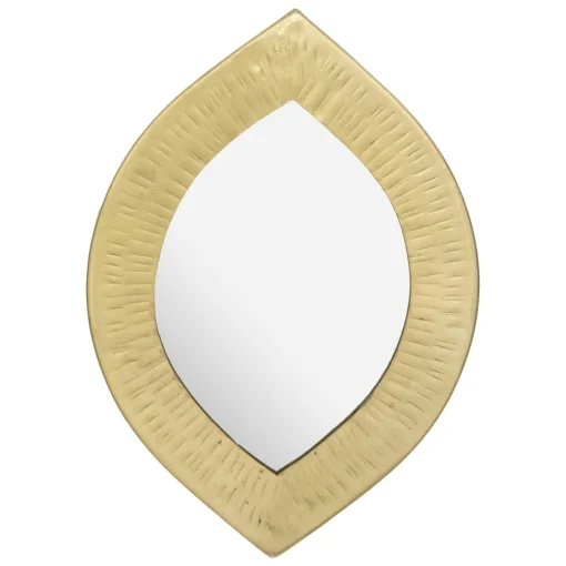 maxibazar Miroir Metal Martele Romy- Decoration Murale