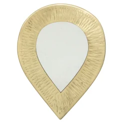 maxibazar Miroir Metal Martele Romy- Decoration Murale