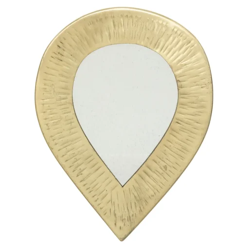 maxibazar Miroir Metal Martele Romy- Decoration Murale