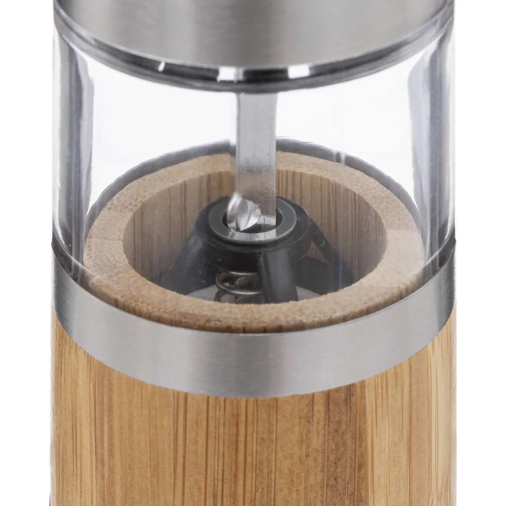 Salade Et Condiments|Five Moulin Verre 2 Compartiments Bambou