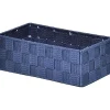 Rangements Deco|* Moyen Panier Polyester Bleu Marine