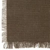 maxibazar Nappe Coton Frange Maha Kaki 150X250Cm- Nappes