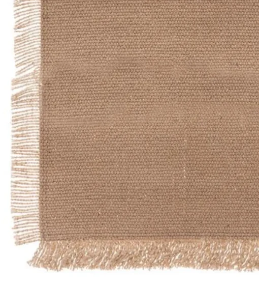 maxibazar Nappe Coton Frange Maha Lin 150X250Cm- Nappes