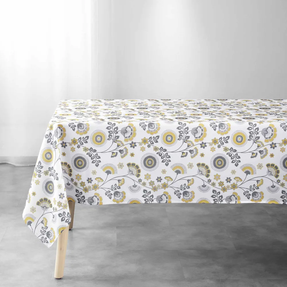 maxibazar Nappe 145X240Cm Garance Jaune- Nappes