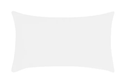 maxibazar Nelson Coussin 30X50Cm Blanc- Rideaux Basiques Et Coussins