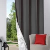 maxibazar Nelson Isolant Rideau 135X240 Anthracite- Rideaux Occultants Et Coussins