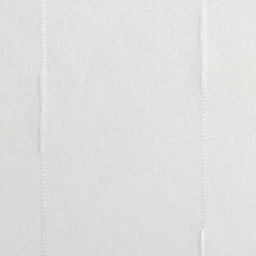 maxibazar Paire Droite Passants 2X45X90Cm Linahe Blanc- Petits Vitrages