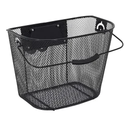 Accessoires De Vélo|* Panier Vélo Metal Noir Clip Automatique 10L