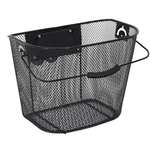 Accessoires De Vélo|* Panier Vélo Metal Noir Clip Automatique 10L