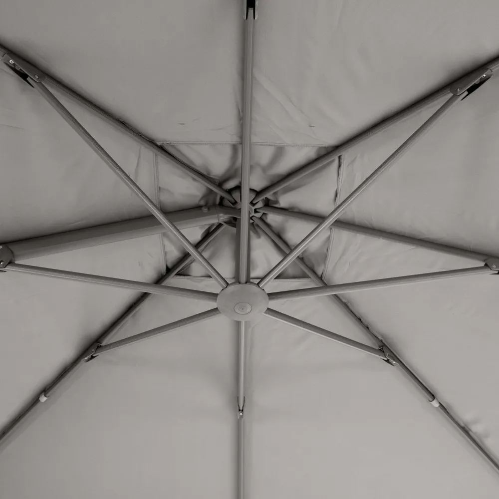 Hespéride Parasol>Parasol Decentre Elea 3X3M Ardoise