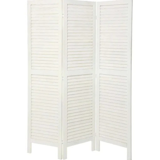 Atmosphera Meuble D'Appoint>Paravent Bois Blanc 170X40Cm