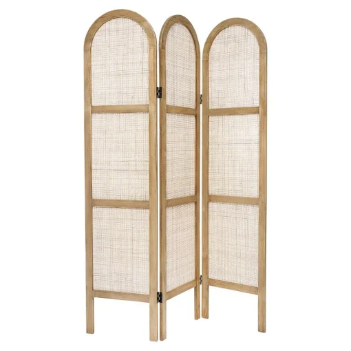 Atmosphera Meuble D'Appoint>Paravent Cannage Beige