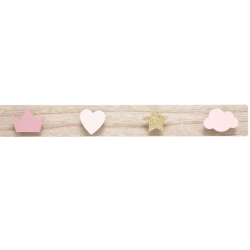 Atmosphera Patere 4 Formes Couleur- Decorations Murales
