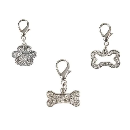 Repas Et Accessoires|* Pendentif Collier Metal 2.5Cm Os Patte