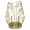 Atmosphera Photophore Metal Filaire Dore H.23Cm- Photophores Et Luminions