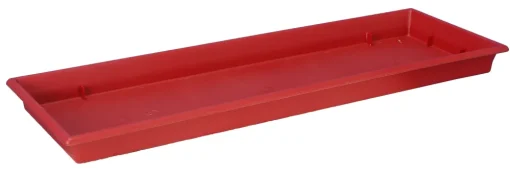 * Pots De Fleurs Et Jardinieres>Plateau Resine Rectangulaire 36 Cm X 16 Cm Rouge