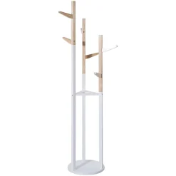 Atmosphera Penderies>Porte Manteau Bois Et Blanc