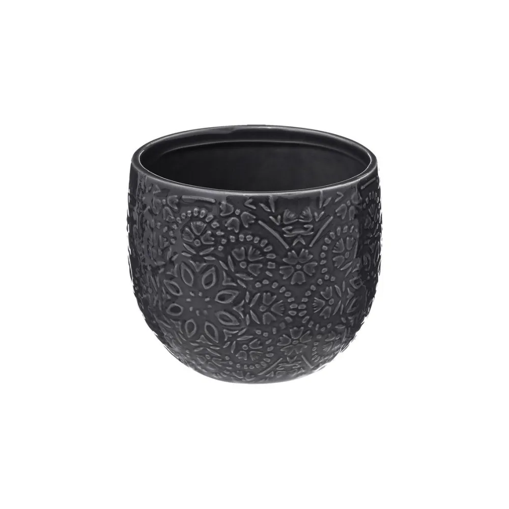 maxibazar Pot Ceramique Night D.20X17Cm- Caches-Pot Et Jarres