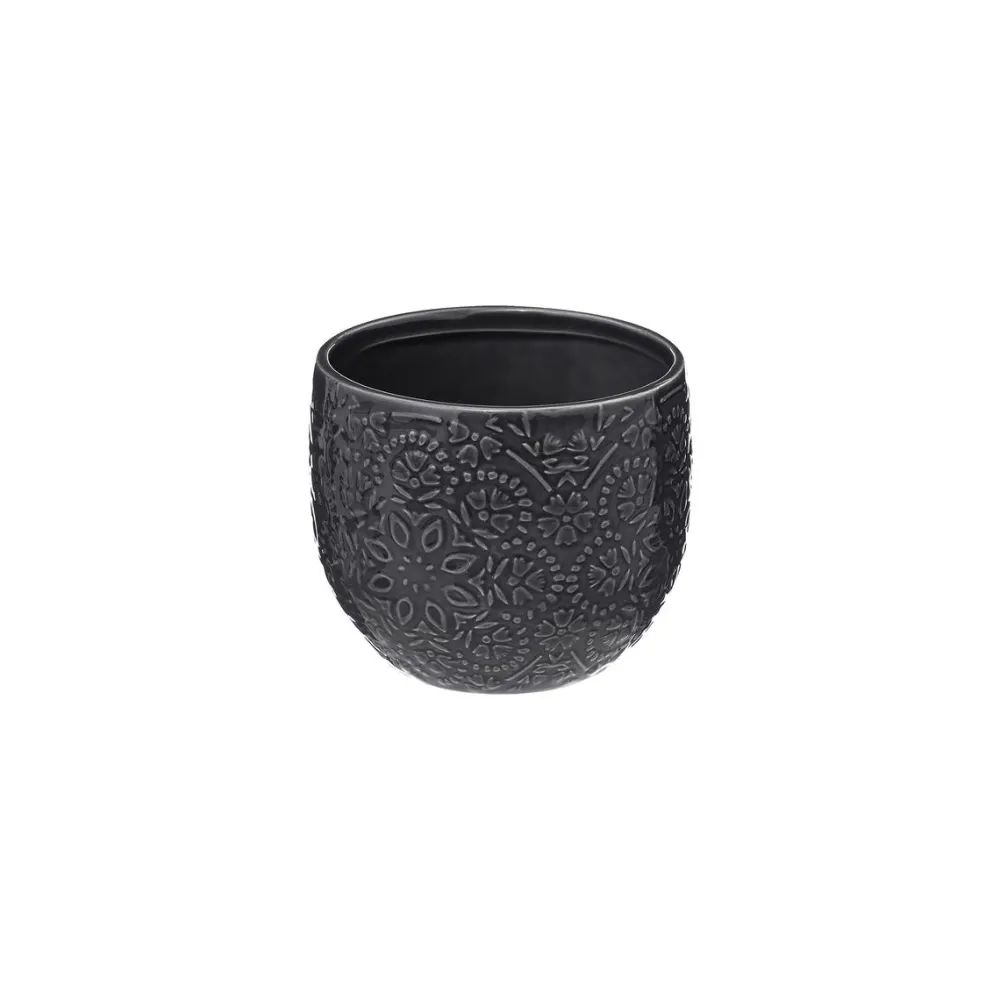 maxibazar Pot Ceramique Night D.20X17Cm- Caches-Pot Et Jarres