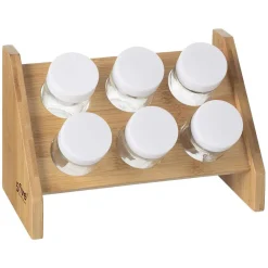 Salade Et Condiments|Five Pot Epice Bambou X6 Pièces