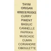 Salade Et Condiments|Five Pot Epice X12 Pièces Et Support Bois