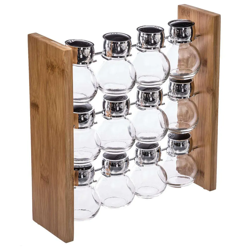 Salade Et Condiments|Five Pot Epicesx12 Support Bambou