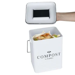 Poubelles|* Poubelle Compostage Metal 5L