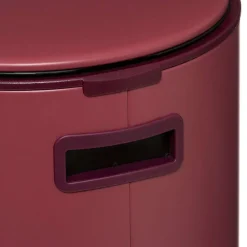 Poubelles|Five Poubelle Metal 30L Rouge Delta