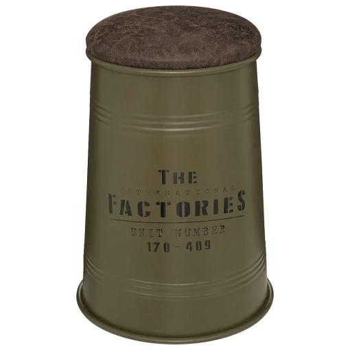 * Poufs>Pouf Bidon Metal Joao Kaki