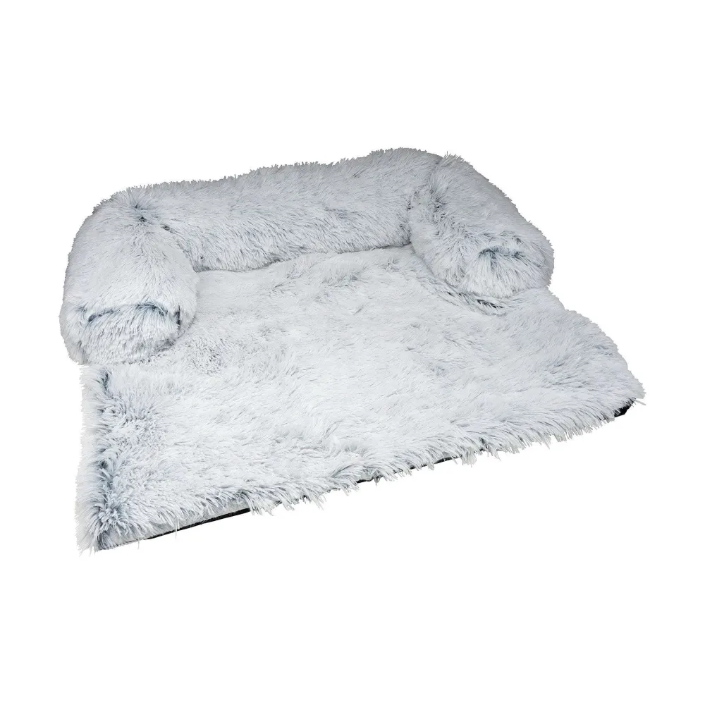 Couchage Et Transport|* Protege Canape Avec Traversin 80X75X15Cm Fluffy Blanc Chine