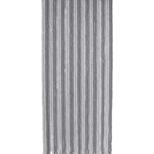 * Rideaux De Porte>Rideau De Porte Chenille Bicolore 90X210Cm Gris