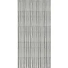 * Rideaux De Porte>Rideau De Porte Coton Polyester Corde Tressee 90X200Cm Gris