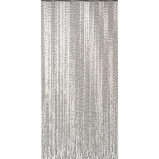 * Rideaux De Porte>Rideau De Porte Lanieres Torsades 90X210Cm Ecru
