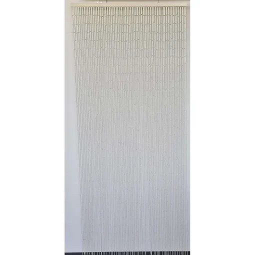 * Rideaux De Porte>Rideau De Porte Stick Bambou 90 X 200 Cm Blanc