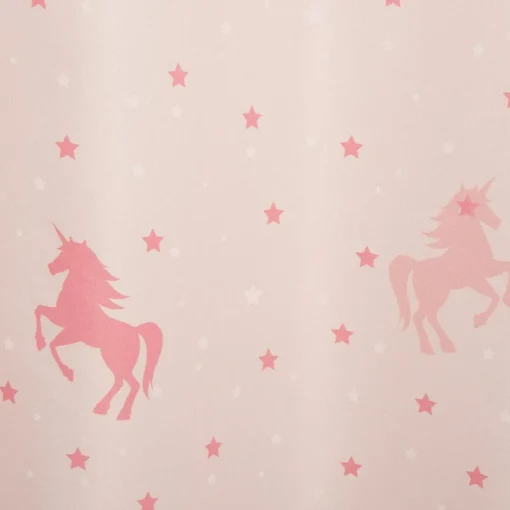Atmosphera Rideau Occultant Glow Licorne 140X250Cm- Voilage Et Rideau Enfant