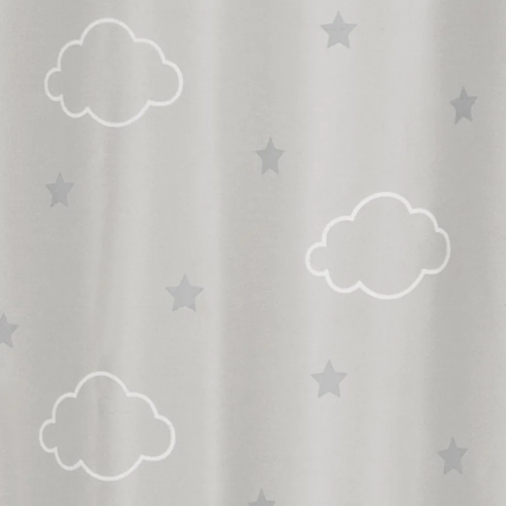 Atmosphera Rideau Occultant Phosphorescent Gris- Voilage Et Rideau Enfant