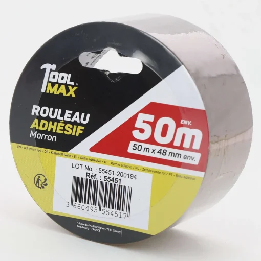Adhésifs Et Colles|* Rouleau Adhesif 50M Marron
