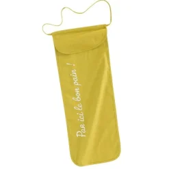 maxibazar Sac A Pain 28X70 Cm Coton Cuistot Jaune- Tabliers Et Accessoires