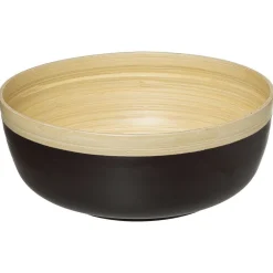 Salade Et Condiments|Five Saladier Bambou Charbon 30Cm Modern