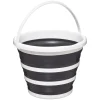 Menage|* Seau 10L Retractable Blanc Gris