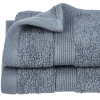 Atmosphera Serviette 450Gr Gris Fonce 30X50Cm- Eponge 450G