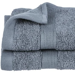 Atmosphera Serviette 450Gr Gris Fonce 30X50Cm- Eponge 450G