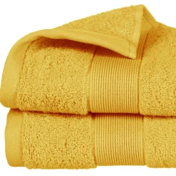 Atmosphera Serviette 450Gr Ocre 50X90Cm- Eponge 450G
