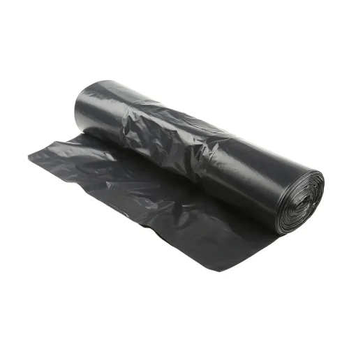 Menage|* Set 10 Sacs Poubelle 100L Plastique Liens Coulissants Noir