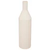 maxibazar Soliflore Ceramique Strie Sea View H.30Cm- Vases A Poser