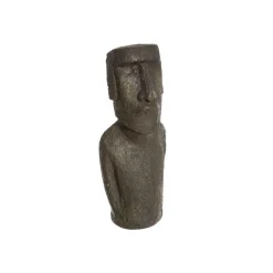 Atmosphera Statue Ile Paques Resine H.40Cm- Objets De Decoration
